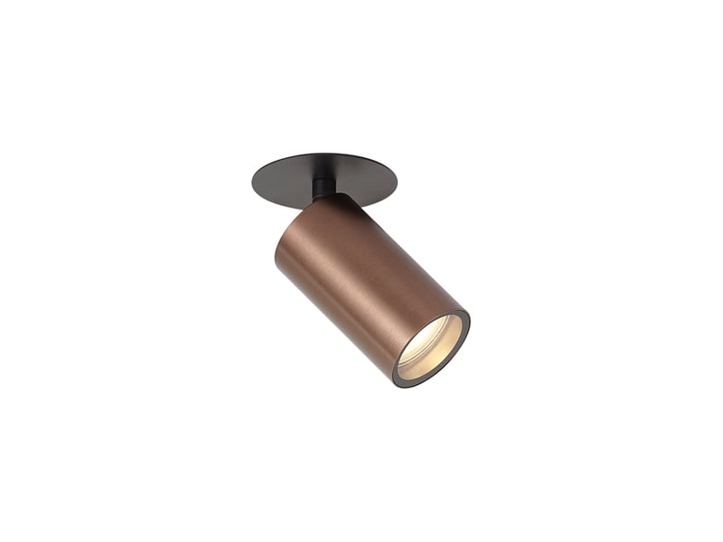 Spot encastrable moderne bronze foncé gu10 50mm ip44 - chels  - Conforama B