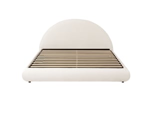 Lit coffre 180x200 cm LEYTN   coloris beige