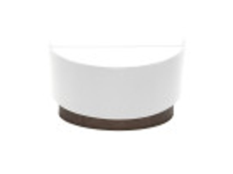 Applique murale fabrilamp tatiana blanc rouille 1 x e27 17x30x15 cm 189161017 - Conforama B