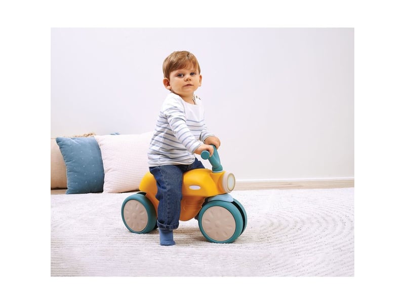 Ma premiere moto trotteur pousseur retro 12 a 36 mois avec grandes roues anti glisse 7949 - Conforama D