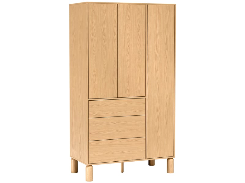 Selsey sanden - armoire - 110 cm - chêne bookmatch Sanden - Conforama D