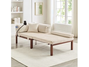 Deplimousse convertible 1 place <strong>HAUSS SPOLE</strong> <strong></strong> beige