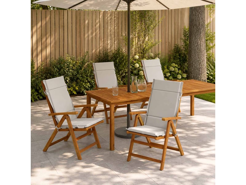  Lot de 4 coussins de chaise à dossier haut  gemert cf59313  - Conforama B