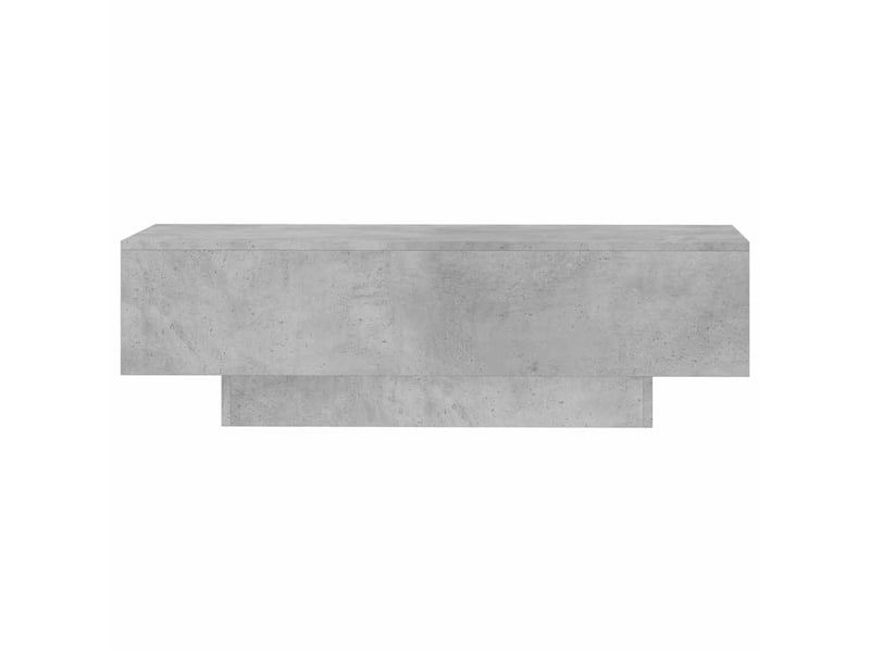  Table basse | table de salon gris béton 100x49,5x31 cm bois d'ingénierie  - Conforama D