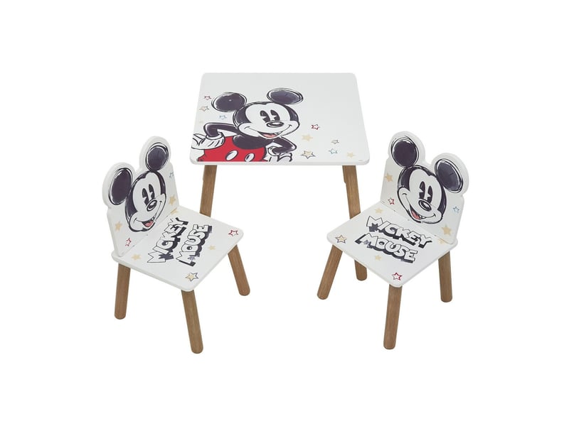 Disney mickey classic ensemble table et 2 chaises  - Conforama D