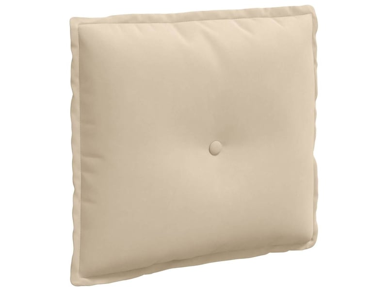  Coussin de dos, coussin de dossier crème 50 x 45 cm tissu en microfibre cf54631  - Conforama A