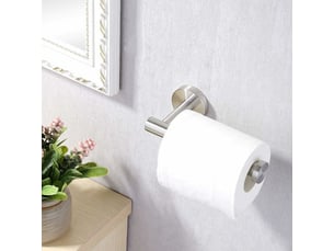 Porte papier toilette derouleur papier toilettes mural dérouleur papier toilette vis 12cm support papier wc acier inoxydable brossé