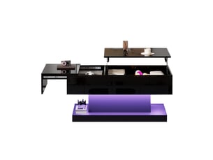 Table basse coloris noir <strong></strong> <strong></strong>