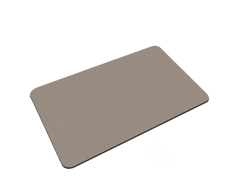  Tapis de douche en caoutchouc antidérapant - 16 x 24 pouces - marron  - Conforama A