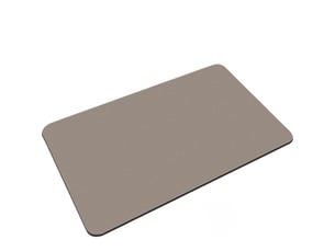 Tapis de douche en caoutchouc antidérapant - 16 x 24 pouces - marron