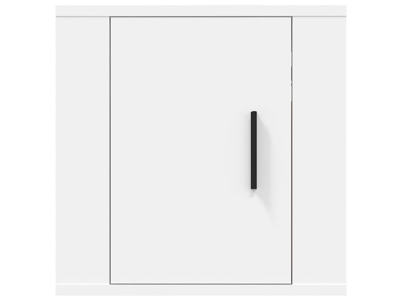  Meuble tv - banc tv - meuble de rangement mural blanc 40x34,5x40 cm  - Conforama D