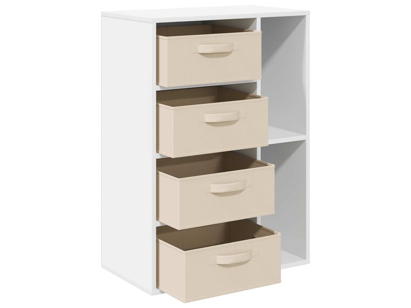  Buffet - bahut - meuble de rangement blanc 60 x 33,5 x 84 cm  - Conforama E