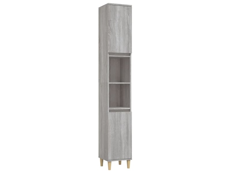 Ensemble de meubles de salle de bain 3 pcs sonoma gris cf63813 - Conforama D