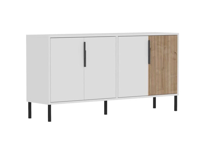  Buffet 4 portes en aggloméré callia  - Conforama A