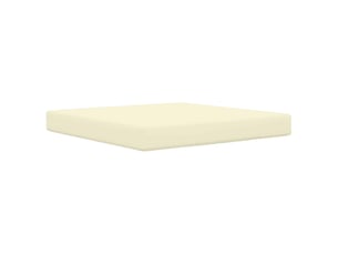 Coussin de canapé d'extérieur, coussin de chaise polyester crème 80 x 80 cm cf54079