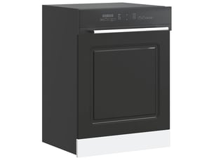 Panneau de lave-vaisselle kalmar noir 60x1,5x57cm