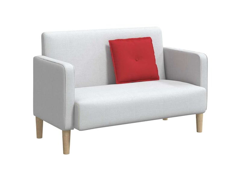  Coussin de dos, coussin de dossier rouge 50 x 19 x 45 cm tissu cf55003  - Conforama C