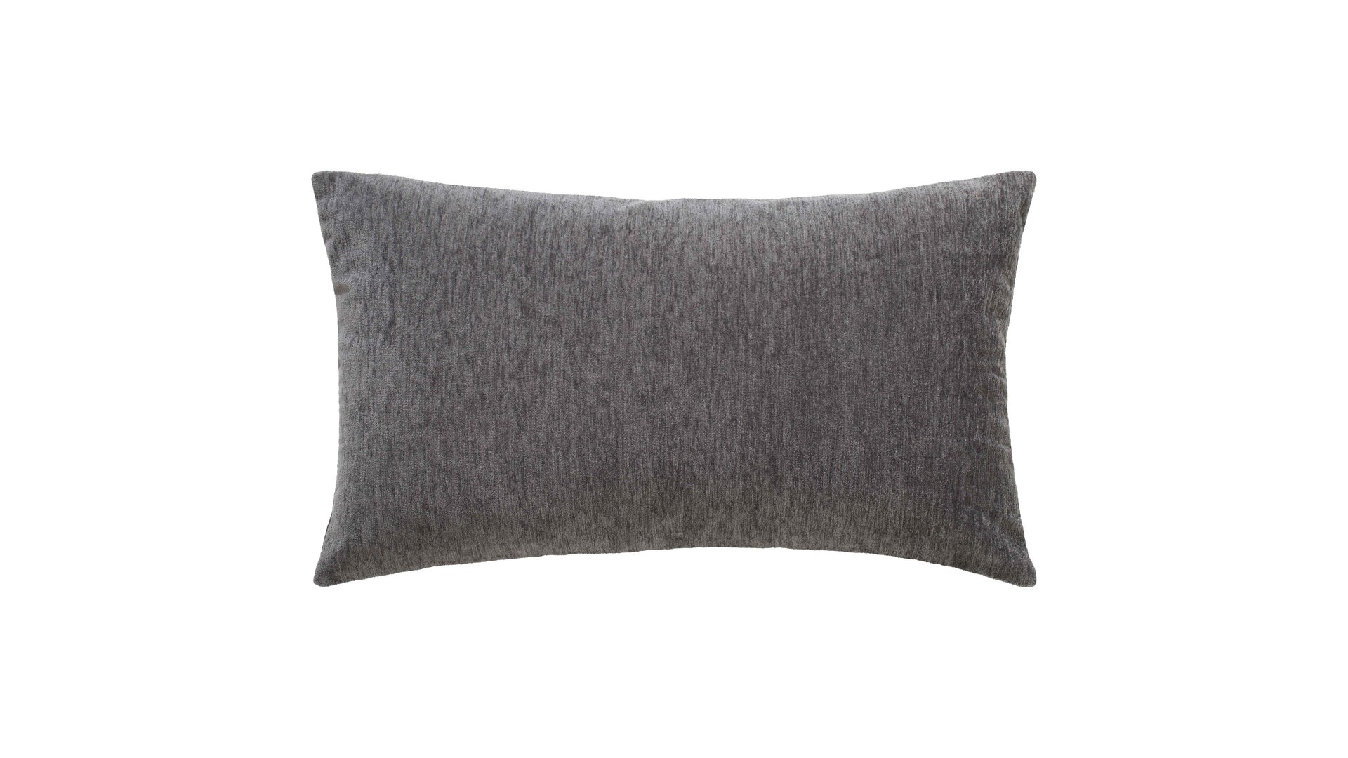 CONFORAMA Coussin 30x50 cm VELOURS coloris gris