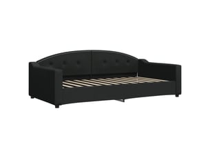 Lit simple 100x200 cm    coloris noir