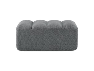 Pouf / repose pied <strong></strong> <strong></strong> gris