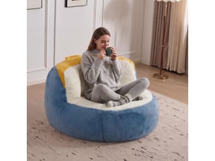 Pouf / repose pied   multicolore