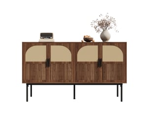 Buffet 4 porte(s)  0 tiroir(s) ULEVR  - 140 cm coloris naturel 