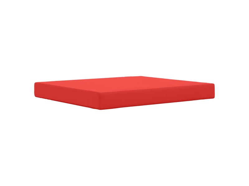  Coussin de canapé d'extérieur, coussin de chaise polyester rouge 80 x 68,5 cm cf54154  - Conforama D