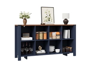 Etagère 140 cm coloris bleu MODENUIT