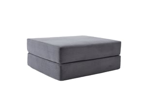 Pouf / repose pied BLOSSOM HFSN-1227DG gris