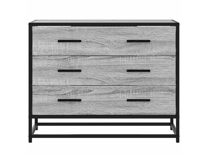  Commode, armoire à tiroirs bureau sonoma gris 70x41x56 cm bois d'ingénierie  - Conforama D