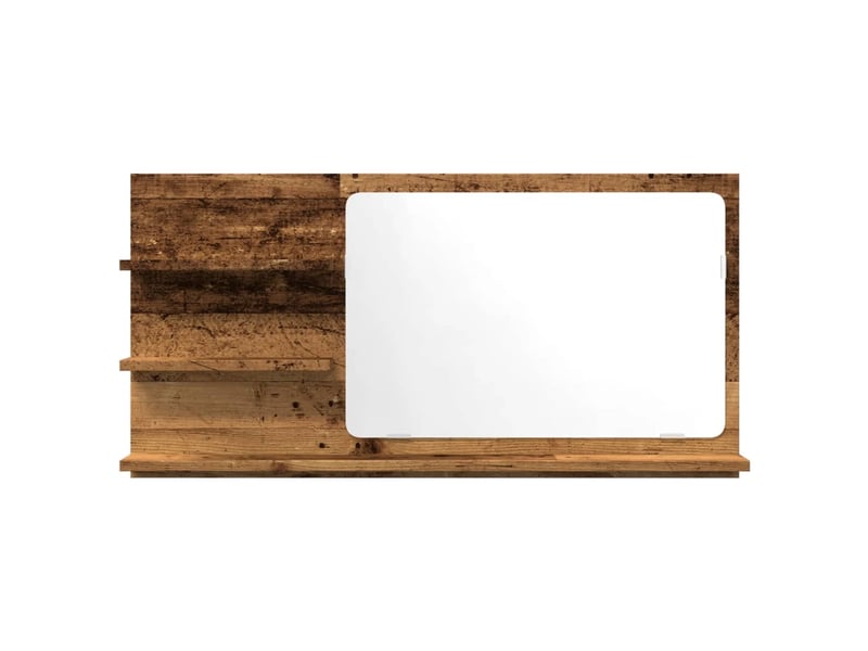  Armoire à miroir de salle de bain vieux bois bois d'ingénierie shl3834  - Conforama D