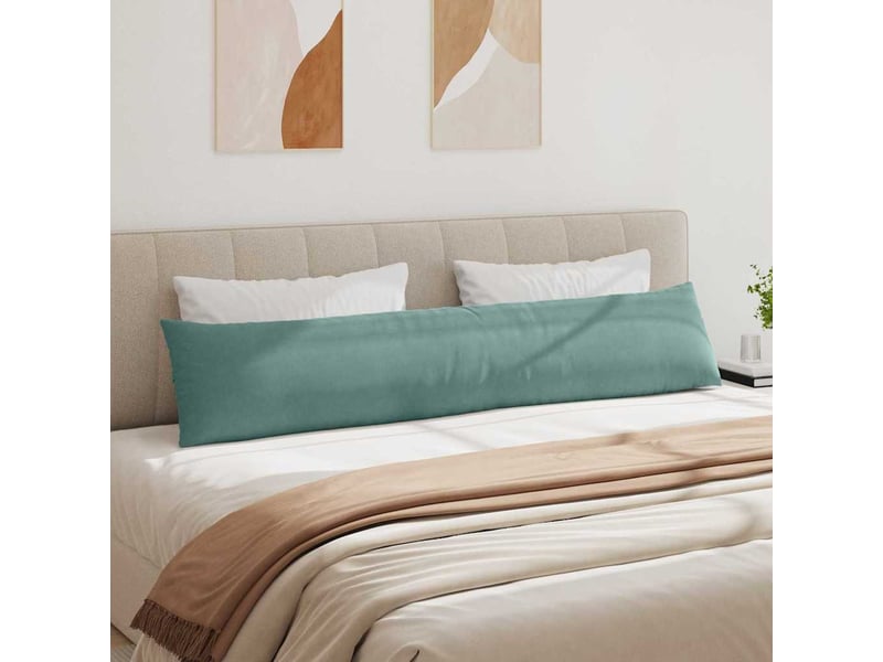 Lot de 2 coussins de canapé, coussins décoratifs vert mer 200 x 40 cm cf59211  - Conforama D