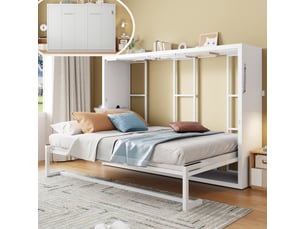 Lit 2 places 140x200 cm OPULERANE TRADING LTD coloris blanc
