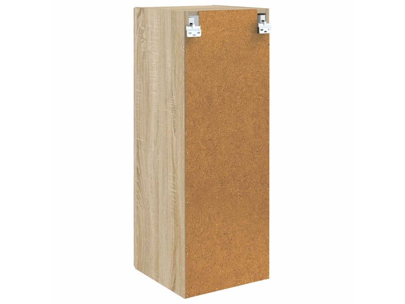  Armoire murale salon 33x34,5x90cm bois d'ingénierie chêne sonoma shl648  - Conforama E