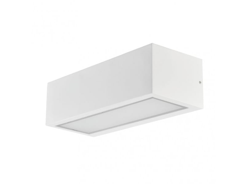  Applique extérieure fabrilamp conga coloris blanc 1 x e27 ip54 8 x 26 x 10,8 cm 150860101 - Conforama A