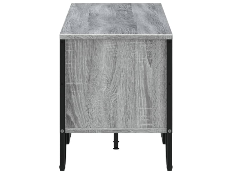  Meuble tv - banc tv - meuble de rangement sonoma gris 180x34x41 cm bois d'ingénierie  - Conforama E