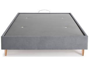 Sommier coffre 140x190 cm  VOLTAIRE épaisseur 41 cm  vendu avec pieds