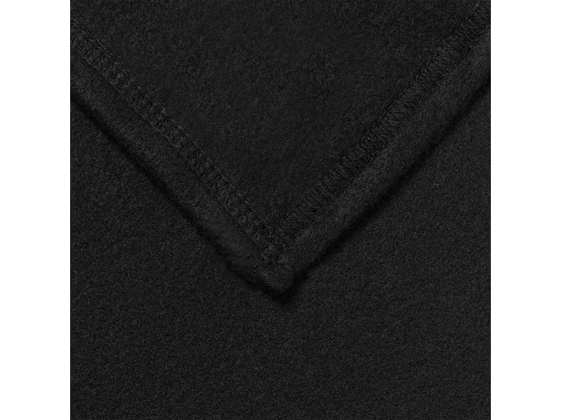 Plaid canapé noir 240x220 cm 0.74 kg polaire - Conforama E