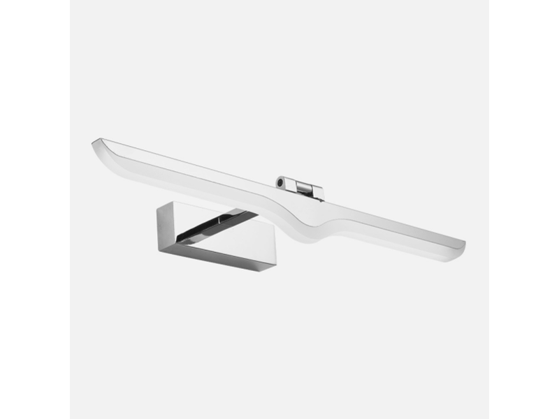  Éclairage de tableau fabrilamp greco chrome led intégrée 12 w 750 lm 4000 k ip20 5x54x17 cm 171861320 - Conforama D