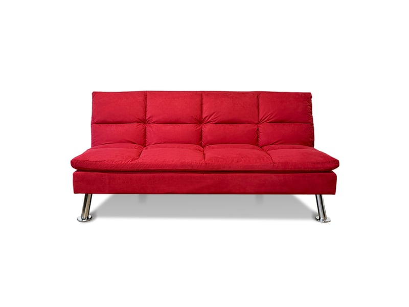 Banquette clic clac 3 places rouge - vanan Vanan04 - Conforama A