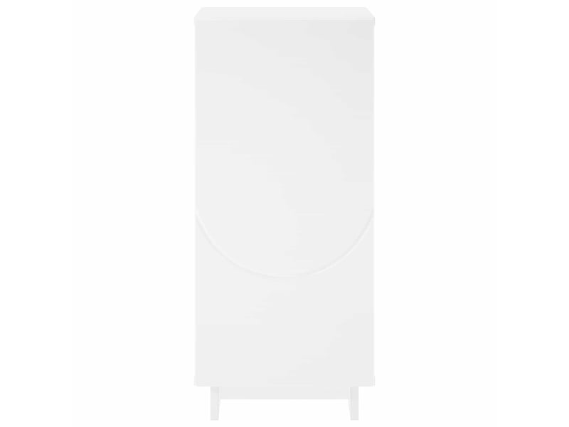 Buffet salon, buffet de rangement blanc 33,5x34,5x75 cm bois d'ingénierie shl81618 - Conforama D