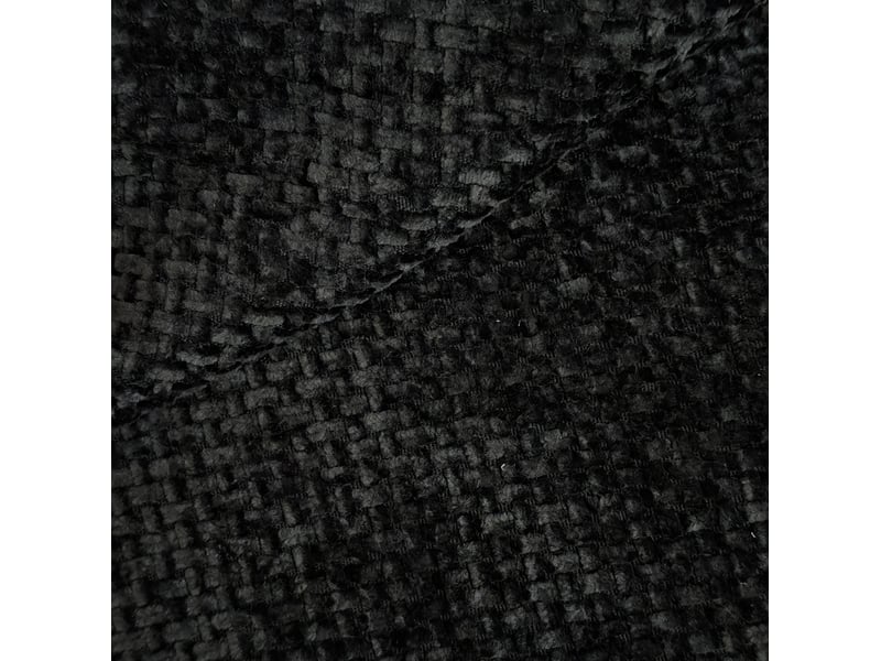 266 cm u-forme canapé d'angle - canapé modulaire boneless à compression - canapé noir en chenille - aucun montage nécessaire - Conforama D