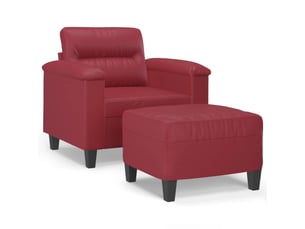 Fauteuil fixe   Polyester rouge