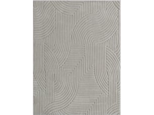Tapis de salon 160x120 cm à motifs géométriques antidérapant gris
