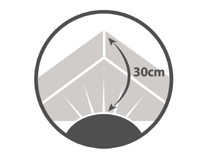  Drap housse uni 100% coton 57 filscm² - fabrication française – grand bonnet 30 cm – doux et durable – couleur grand teint  - Conforama E