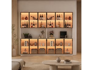 Meuble tv coloris blanc 240 cm OKWISH