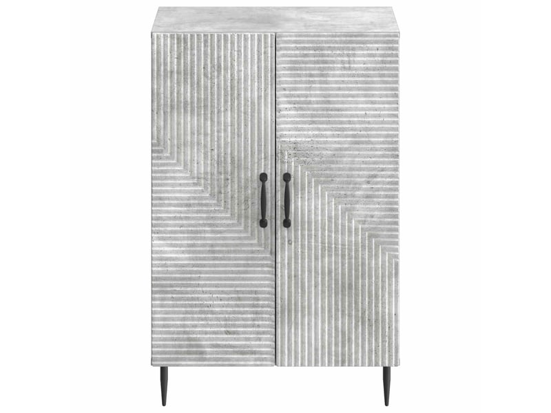  Meuble à chaussures, armoire à chaussures haarlem 59,5x39,5x89,5 cm gris béton  - Conforama D