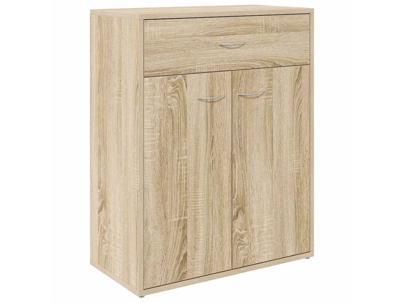  Buffet - bahut - meuble de rangement chêne sonoma 60x30x75 cm bois d'ingénierie  - Conforama A