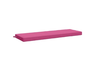 Coussin de banc, coussin d'assise, coussin de canapé soest 100 % polyester rose 140 x 50 x 8 cm cf53464