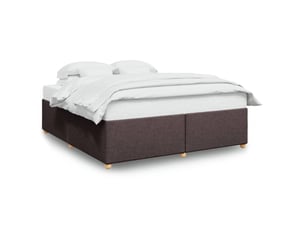 Lit 2 places 180x200 cm    coloris marron